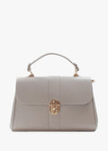 Bolso de mano de piel italiana Beige 4222-11-32