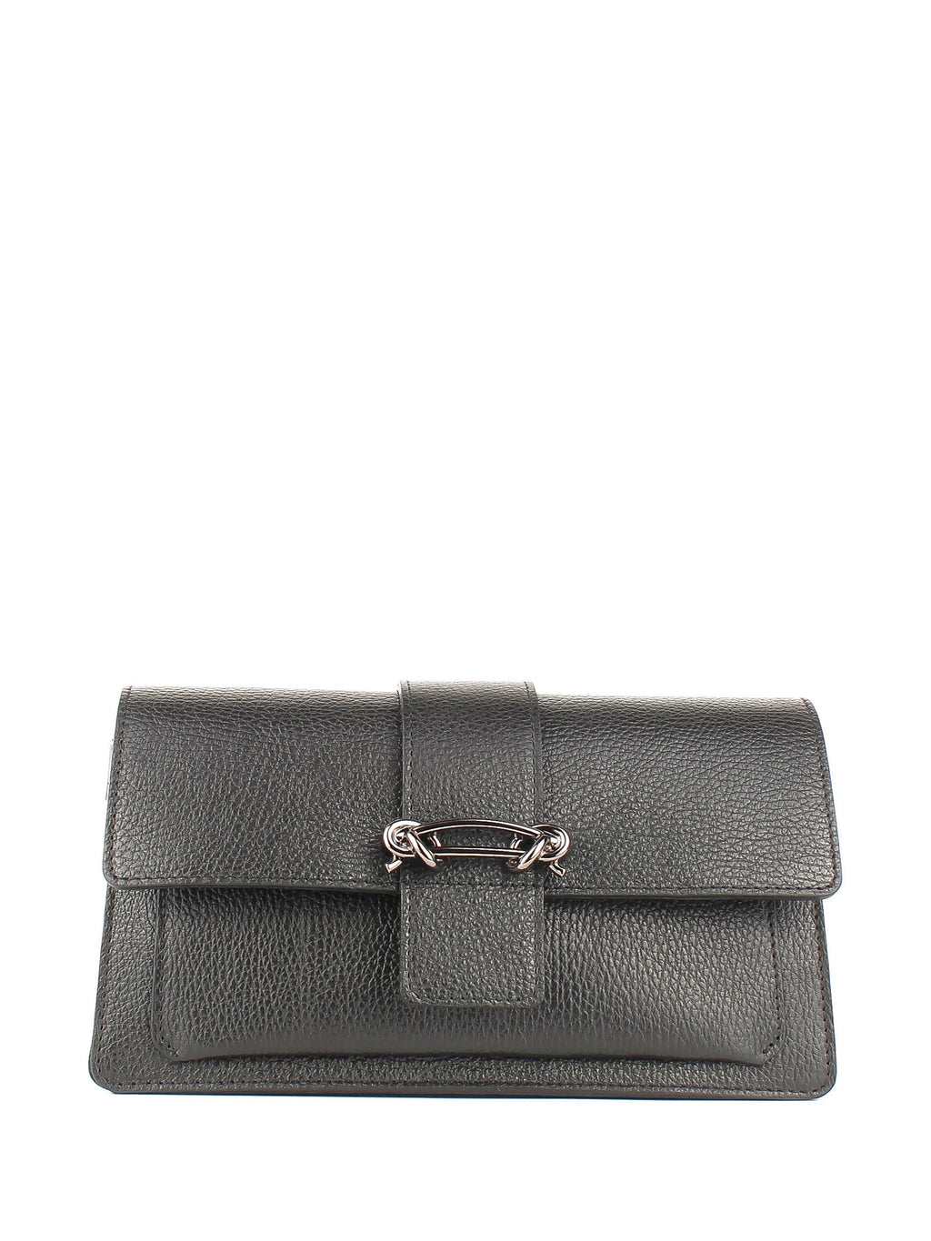 Bandolera de piel italiana Negro 6184-05-32