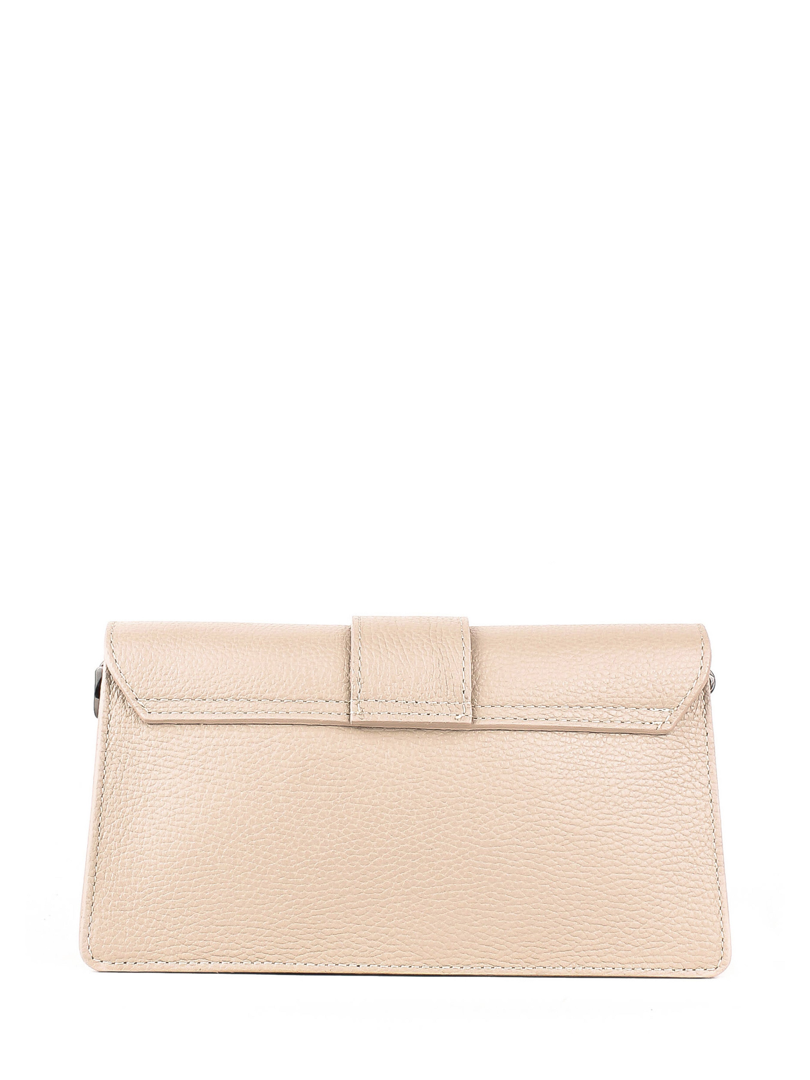 Bandolera de piel italiana Beige 6184-11-32