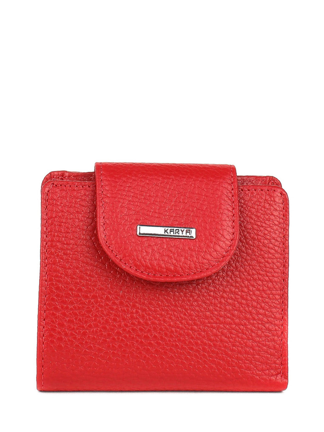 Cartera de piel italiana Rojo 1052-46-45