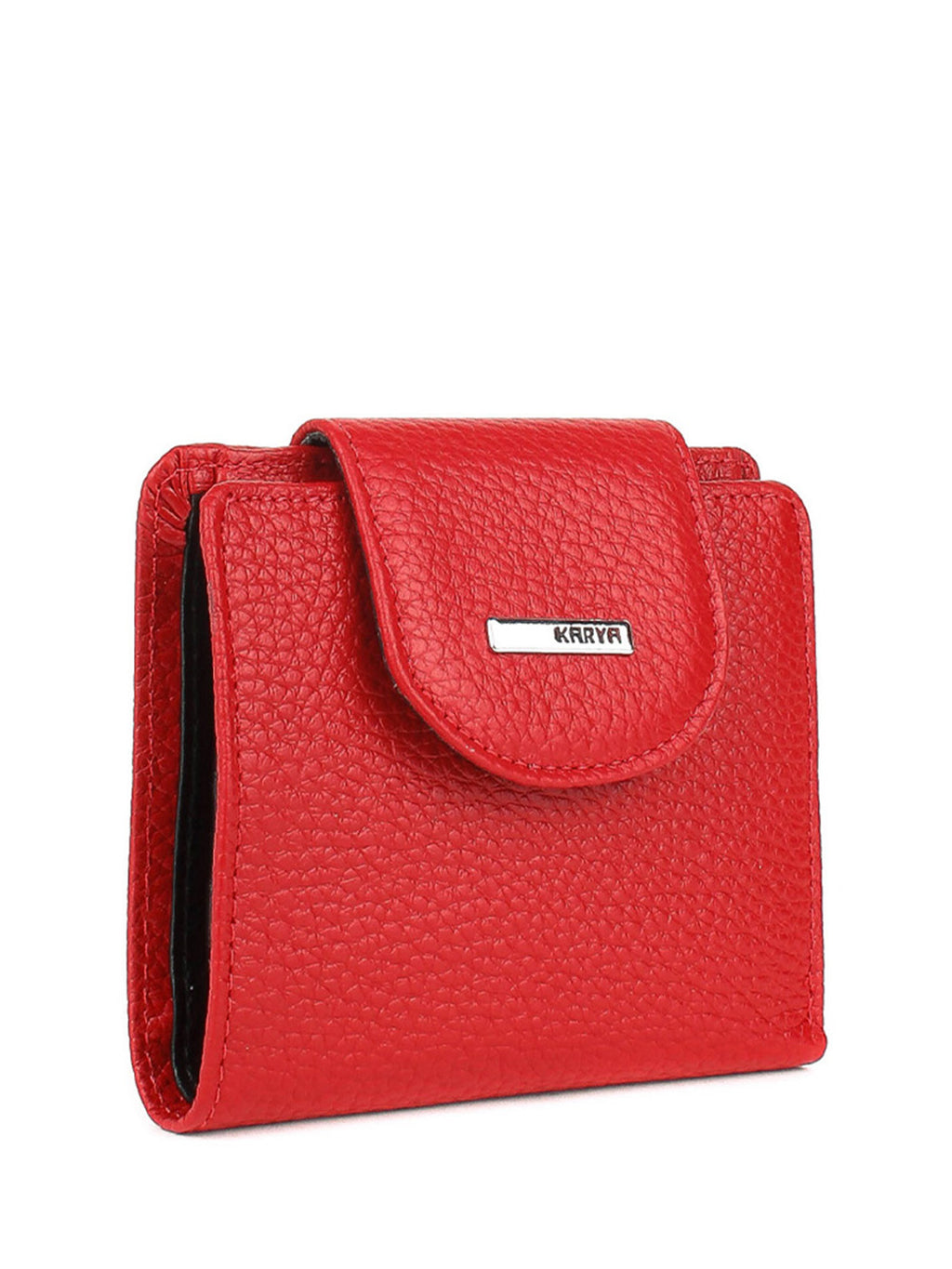 Cartera de piel italiana Rojo 1052-46-45