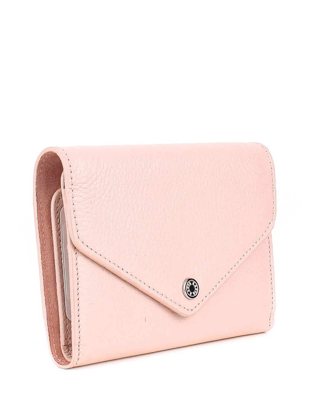 Cartera de piel italiana Polvoriento 1178-027