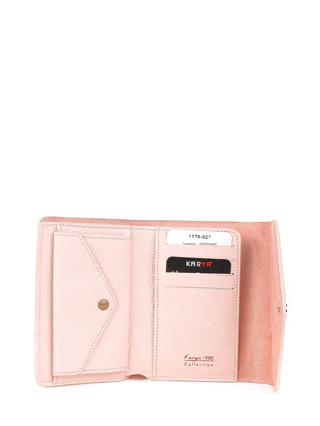 Cartera de piel italiana Polvoriento 1178-027