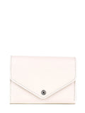 Cartera de piel italiana Beige 1178-13