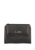 Cartera de piel italiana Negro 1205-45-46