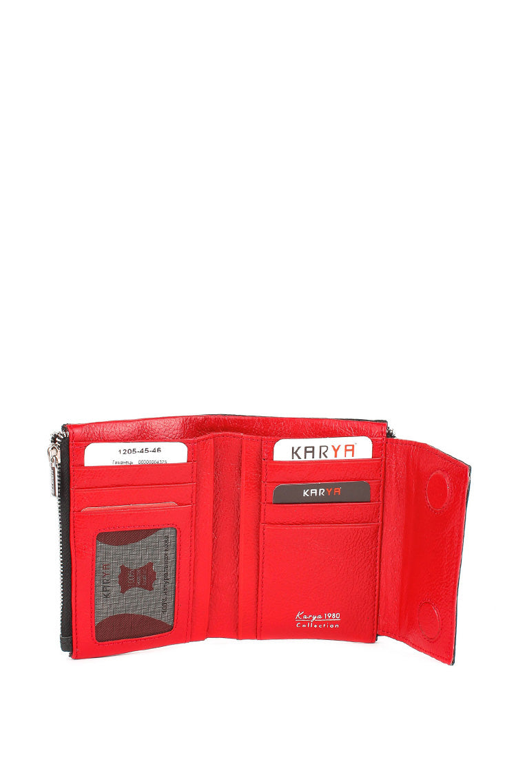 Cartera de piel italiana Negro 1205-45-46