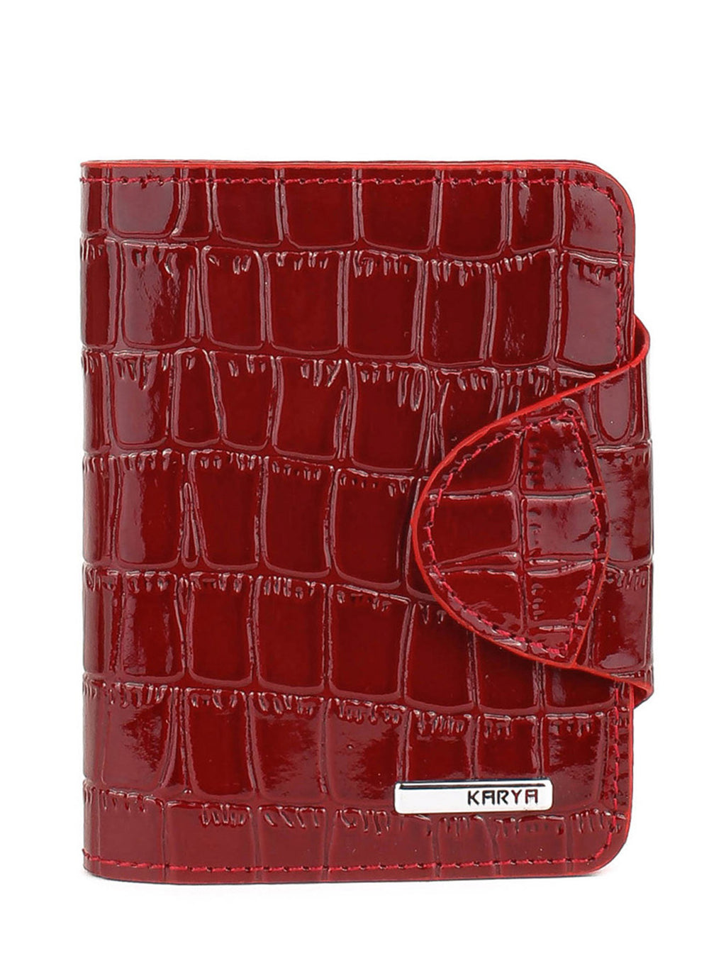 Cartera de piel italiana Burgoña 1216-08