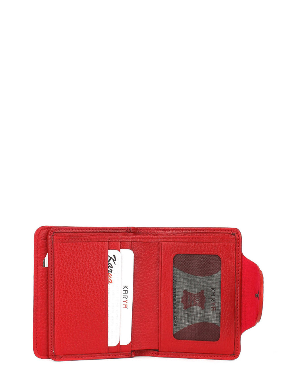 Cartera de piel italiana Burgoña 1216-08