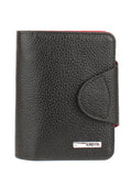 Cartera de piel italiana Negro 1216-45-46