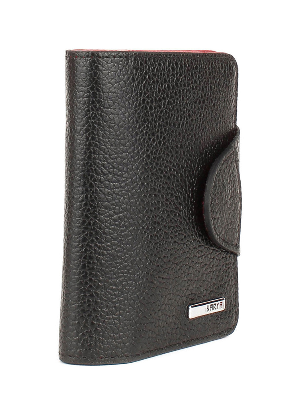 Cartera de piel italiana Negro 1216-45-46