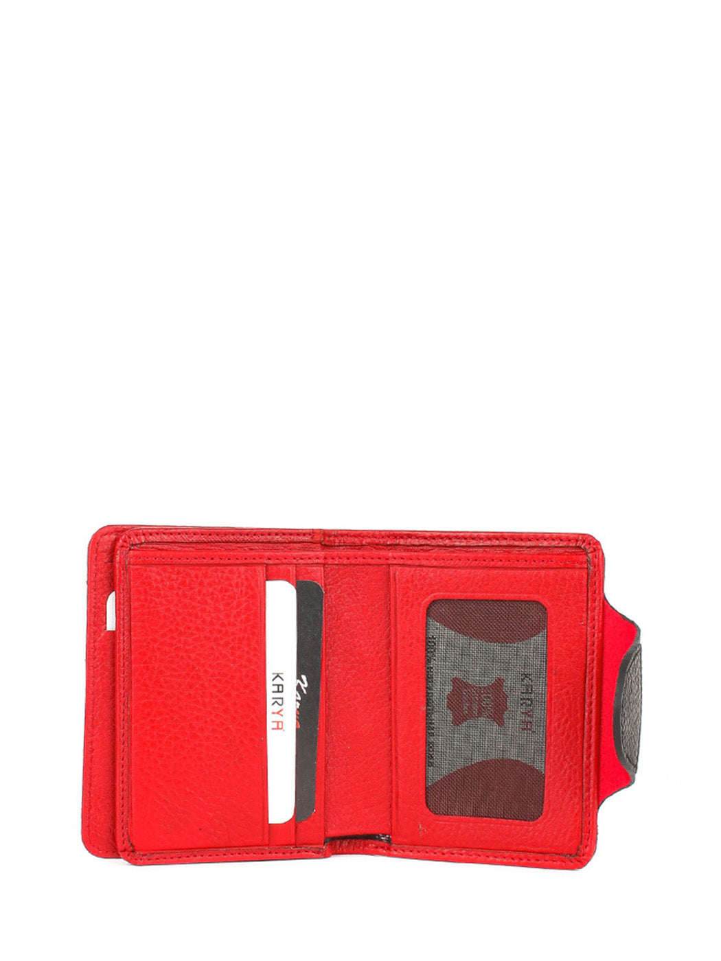 Cartera de piel italiana Negro 1216-45-46