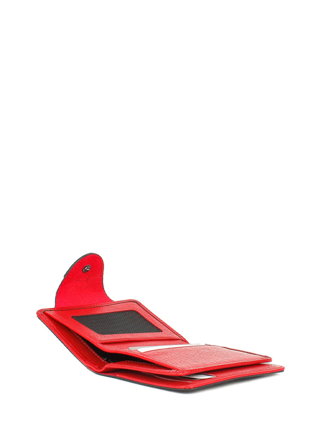 Cartera de piel italiana Negro 1216-45-46