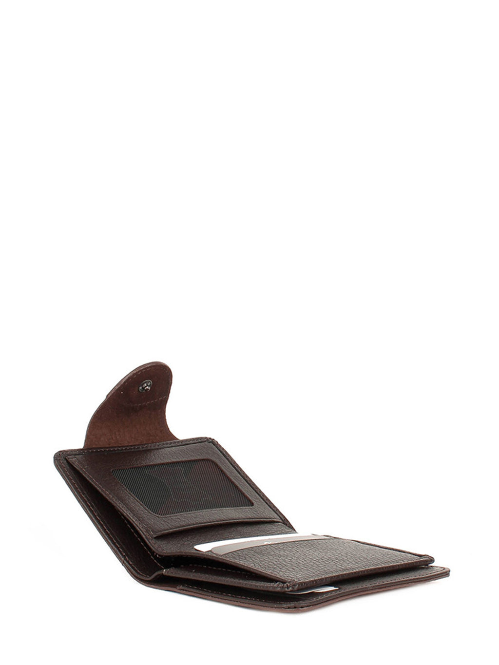 Cartera de piel italiana Marrón 1216-530