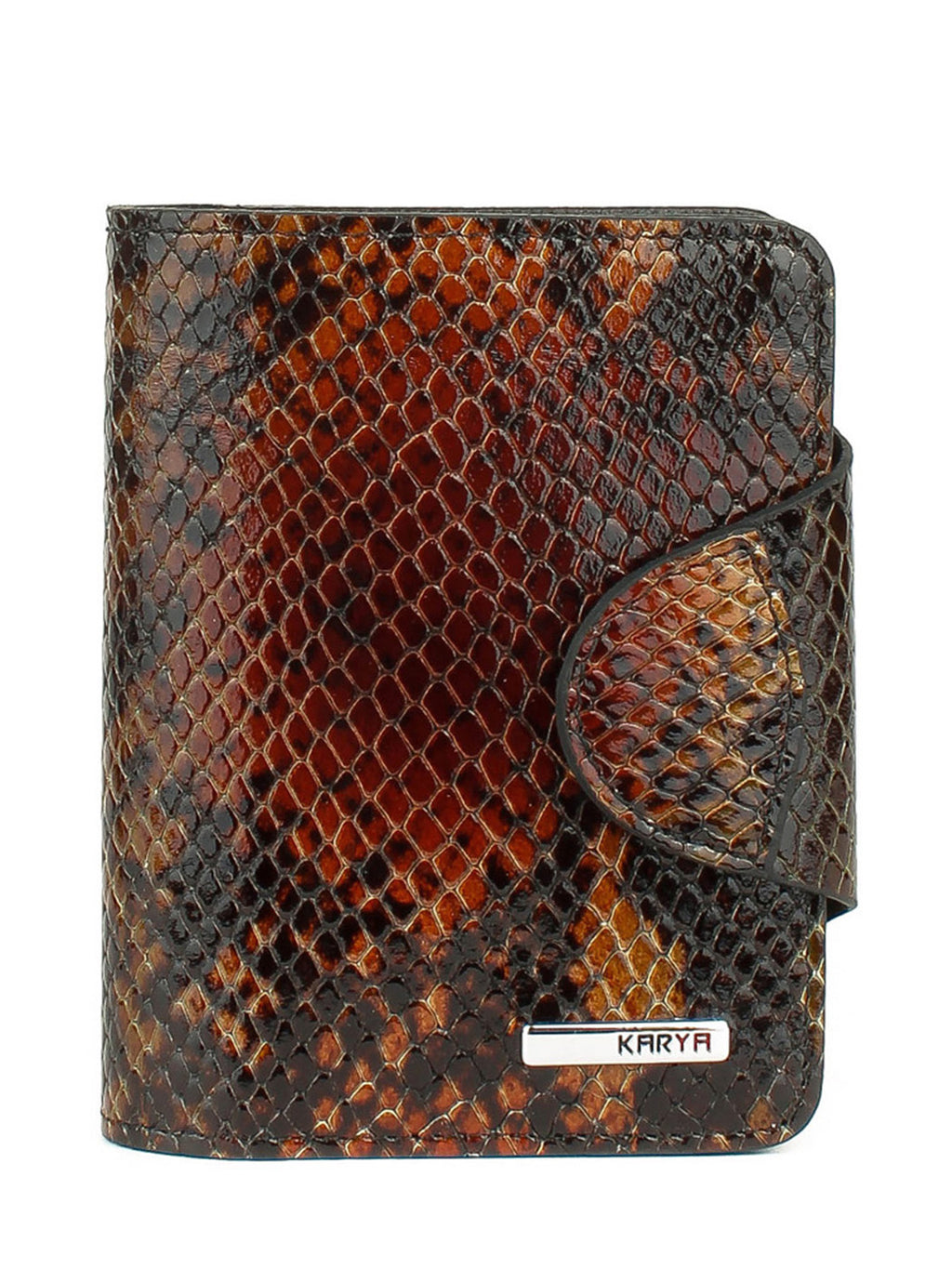 Cartera de piel italiana Verde 1216-540