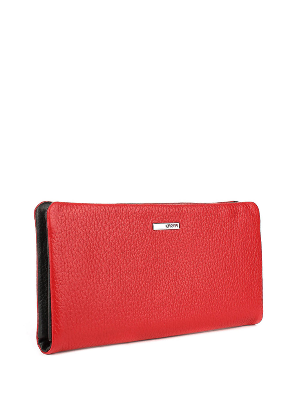 Cartera de piel italiana Rojo 1161-46-45