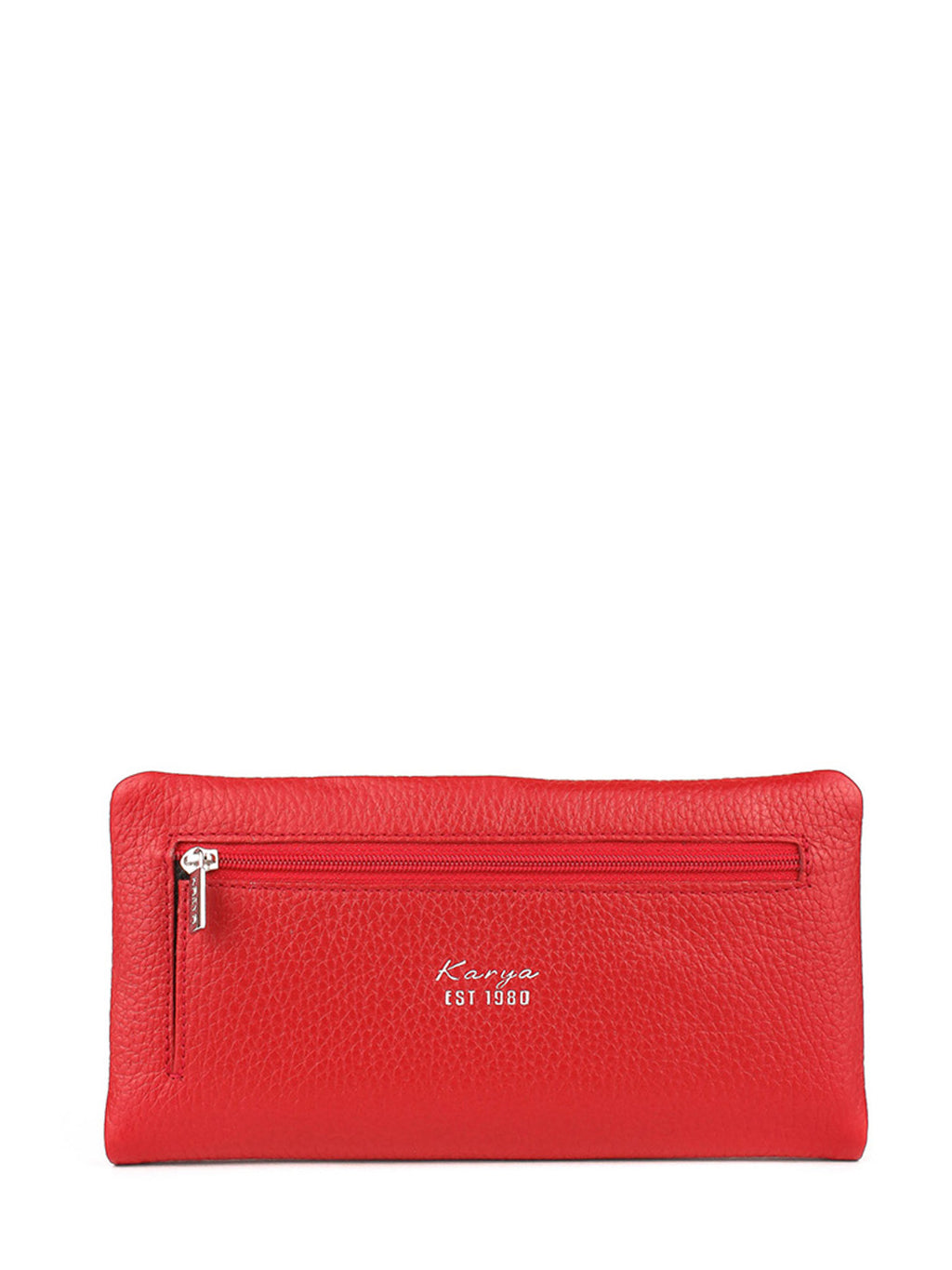 Cartera de piel italiana Rojo 1161-46-45