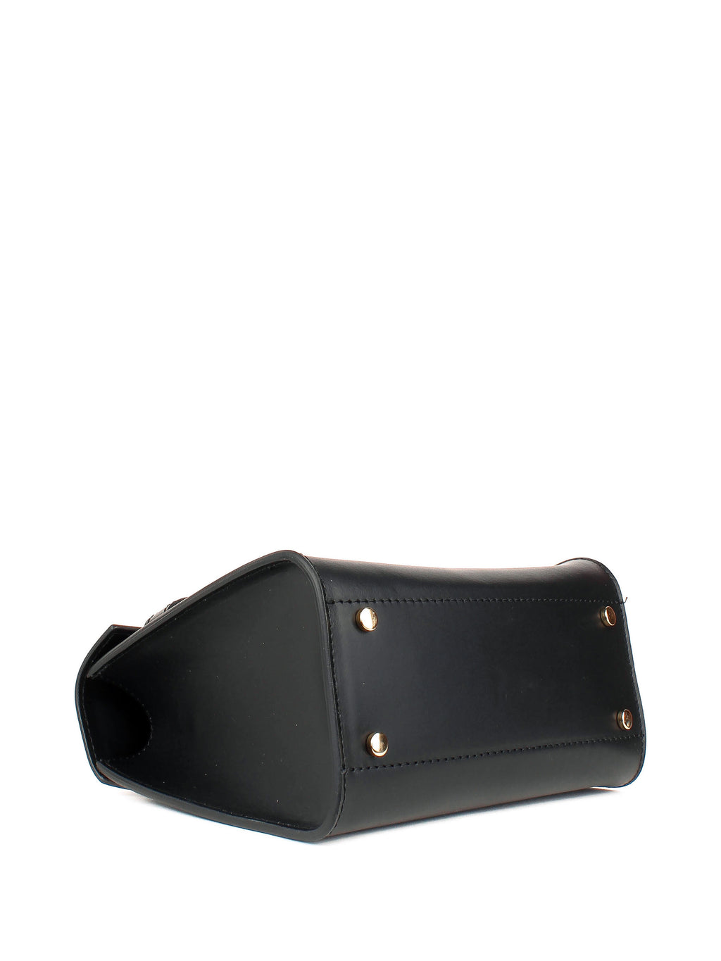 Bolso de mano de piel italiana Negro 3993-05-31