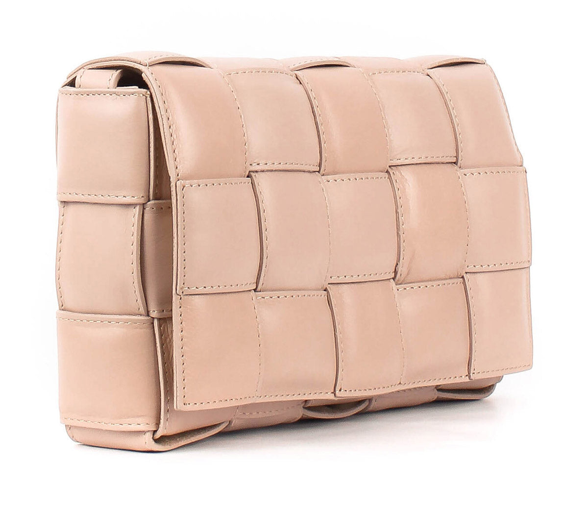 Bandolera de piel italiana Gris 2606-52-106