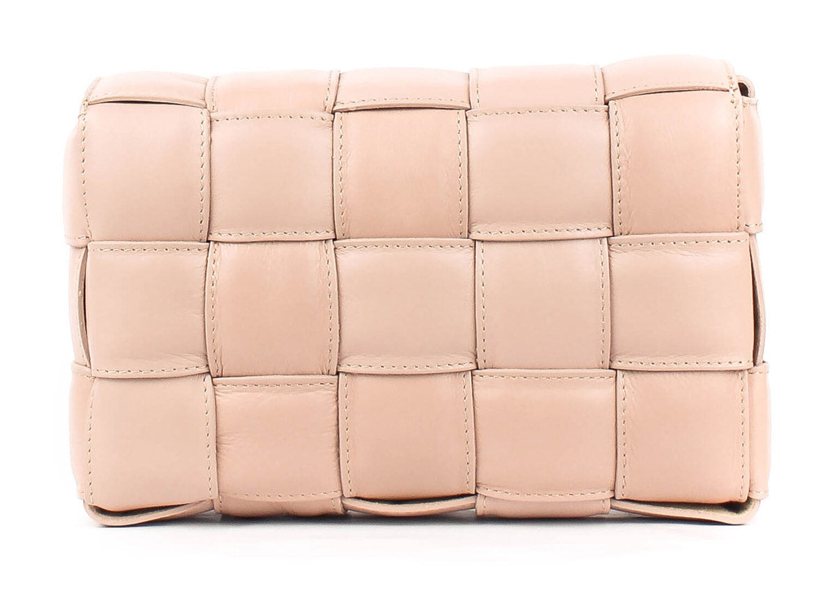 Bandolera de piel italiana Gris 2606-52-106