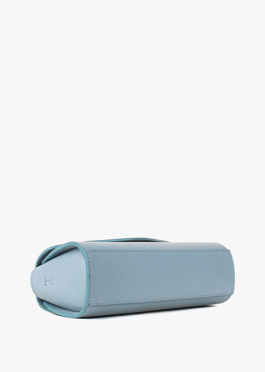 Bandolera de piel italiana Блакитний 8049-17-31