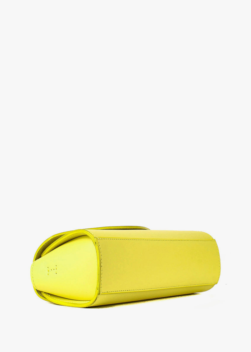 Bandolera de piel italiana Amarillo 8049-15-31