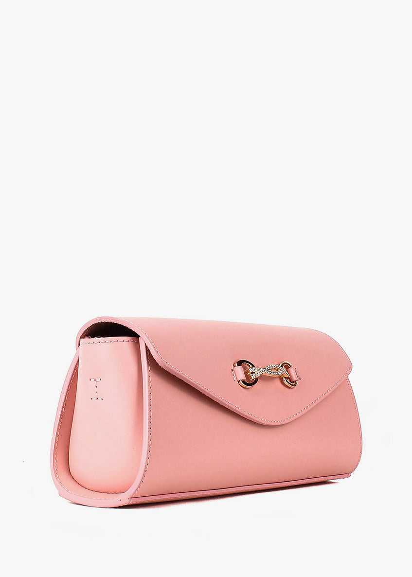 Bandolera de piel italiana Polvoriento 8049-09-31