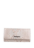 Cartera de piel italiana Gris 1071-011