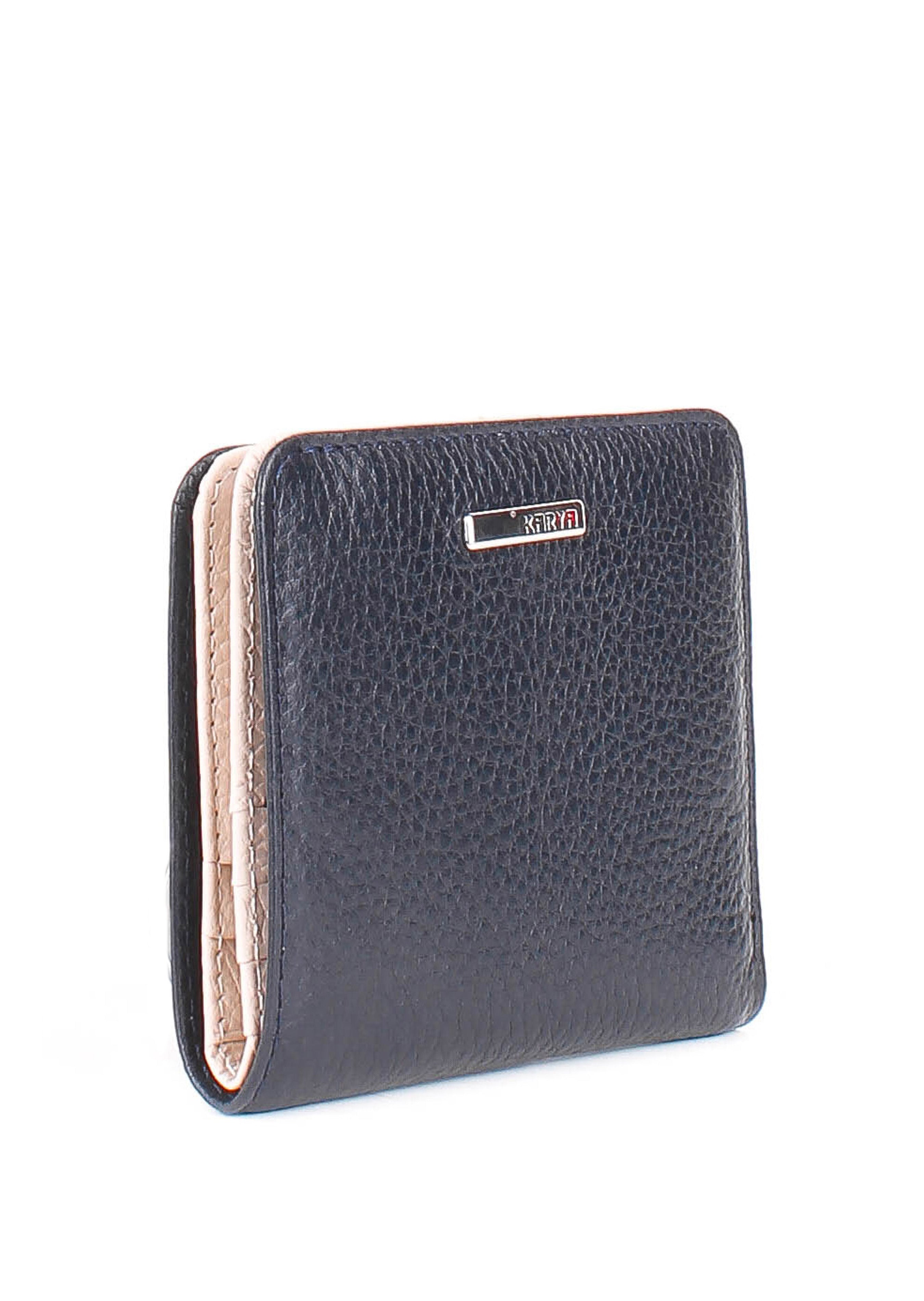 Cartera de piel italiana Azul 1208-44-52