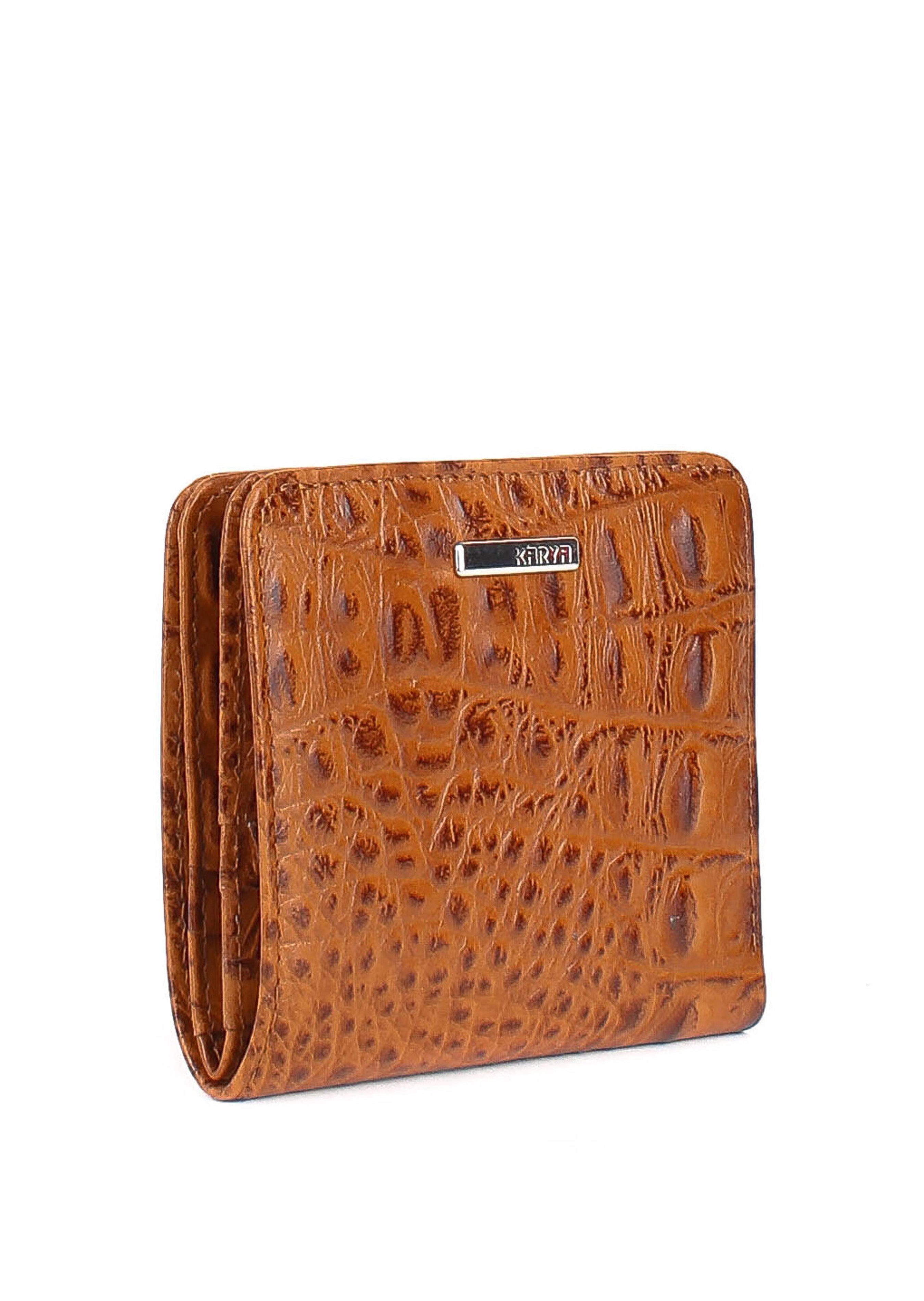 Cartera de piel italiana Rojo 1208-543