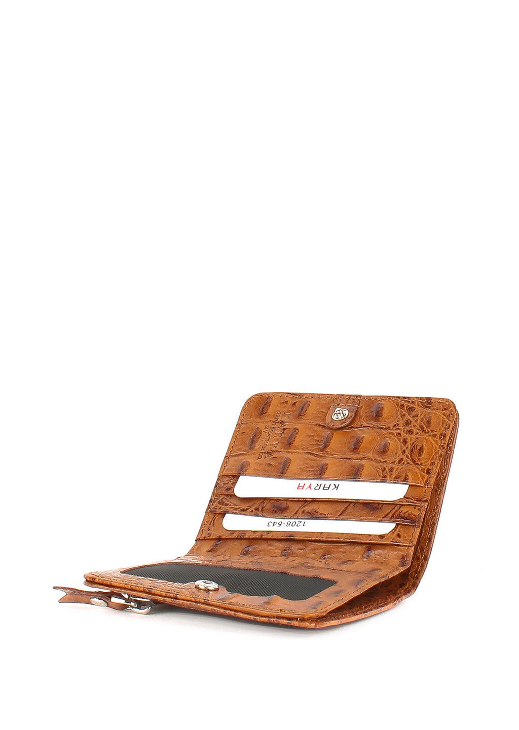 Cartera de piel italiana Rojo 1208-543