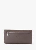 Cartera de piel italiana Gris 1201-51