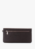 Cartera de piel italiana Marrón 1201-39