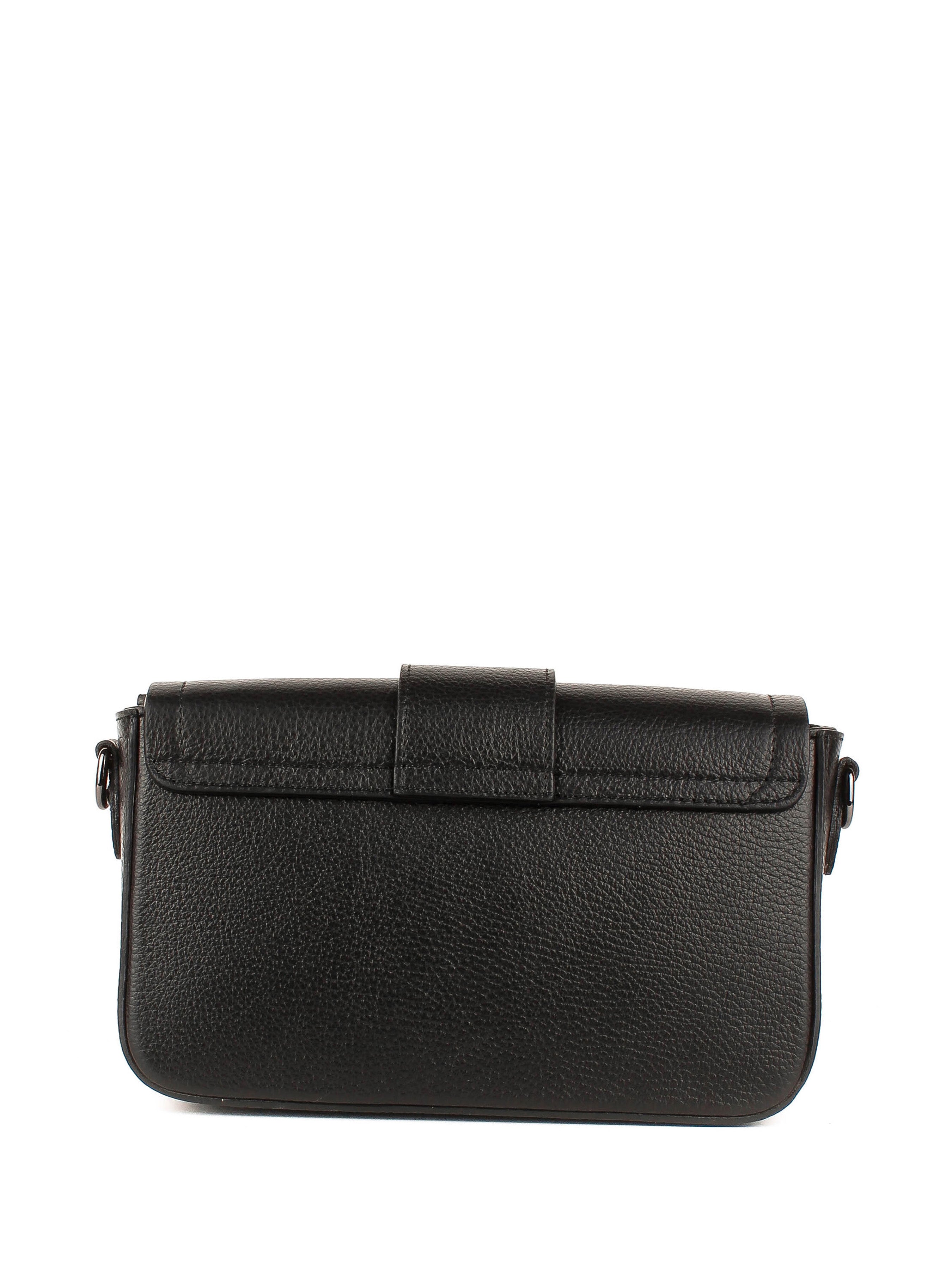 Bandolera de piel italiana Negro 5833-05-32