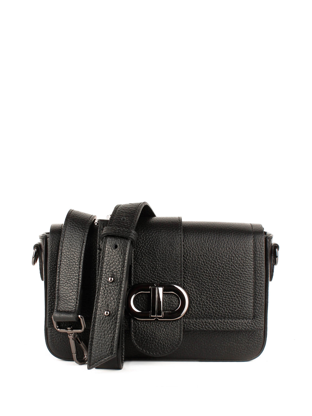 Bandolera de piel italiana Negro 5833-05-32