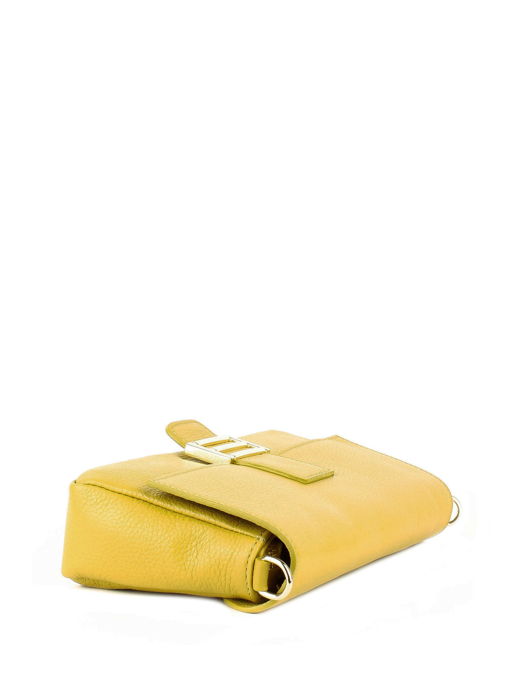 Bandolera de piel italiana Amarillo 4444-55-32