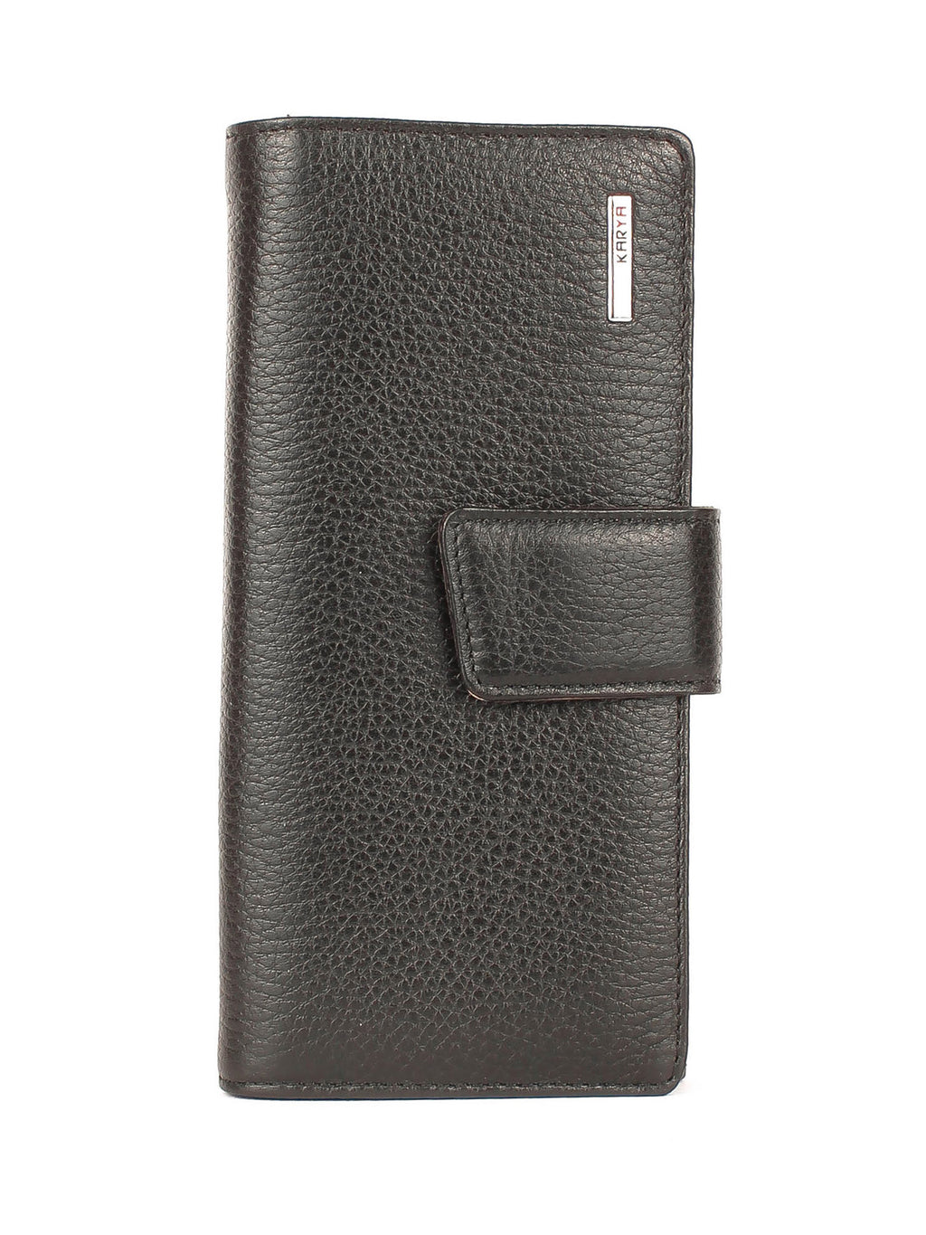 Cartera de piel italiana Negro 1184-45-46