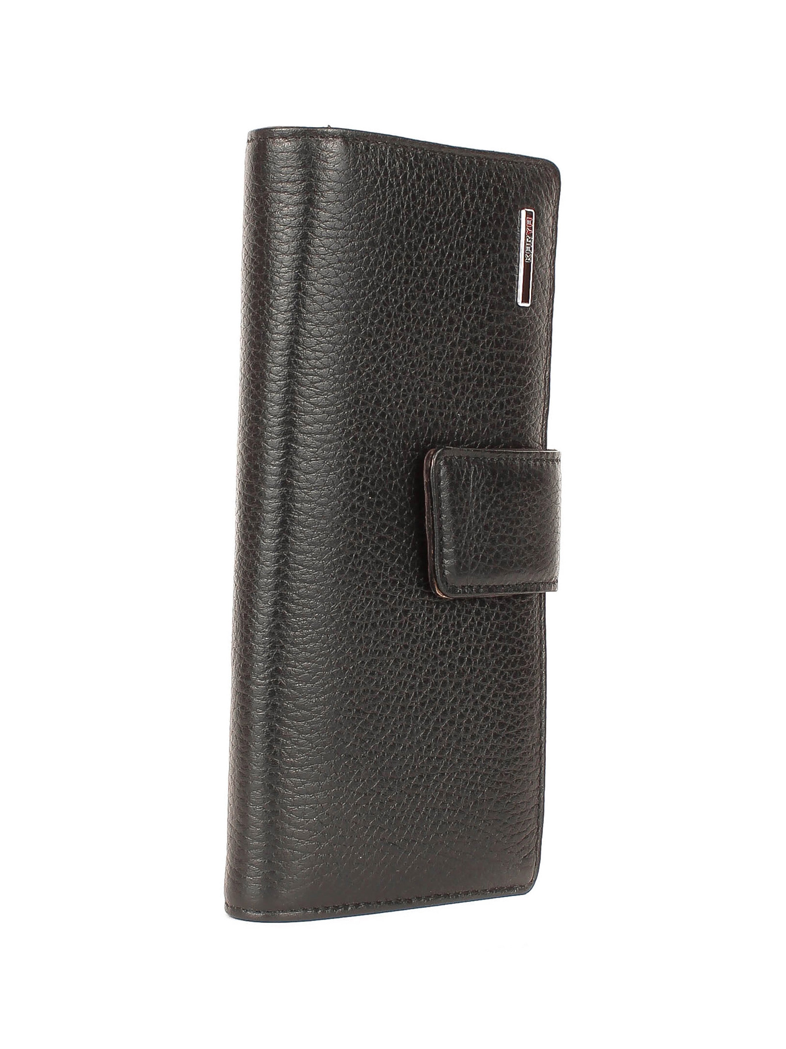 Cartera de piel italiana Negro 1184-45-46