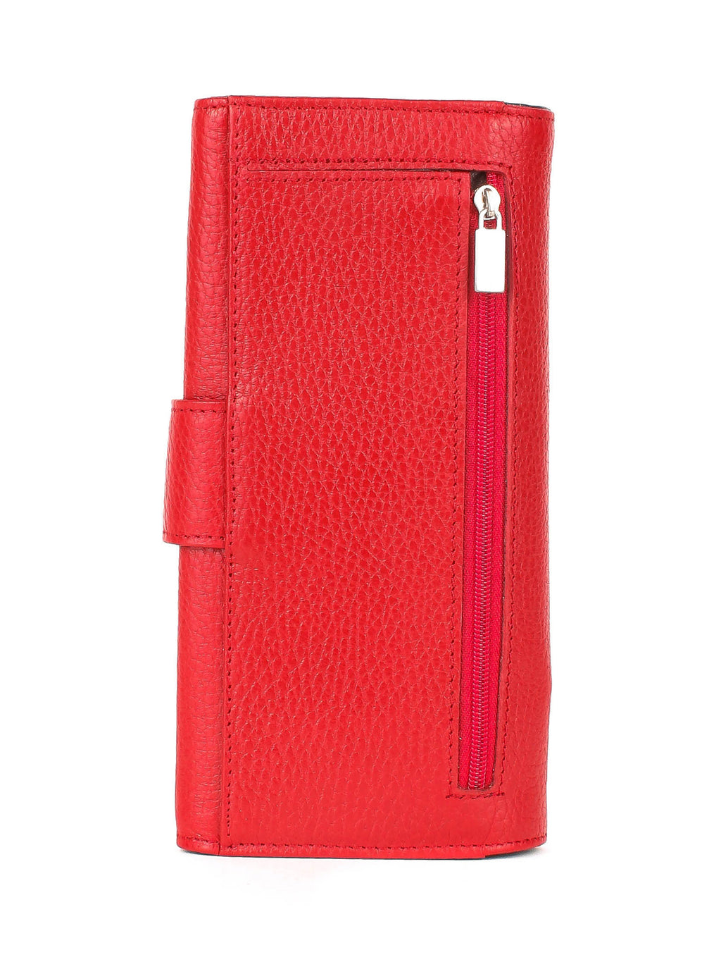 Cartera de piel italiana Rojo 1184-46-45