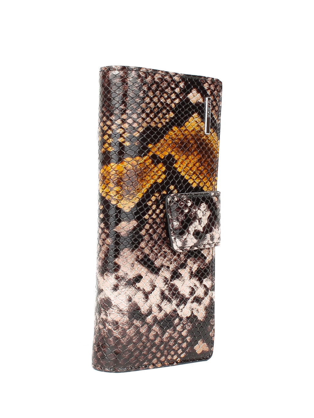 Cartera de piel italiana Amarillo 1184-064