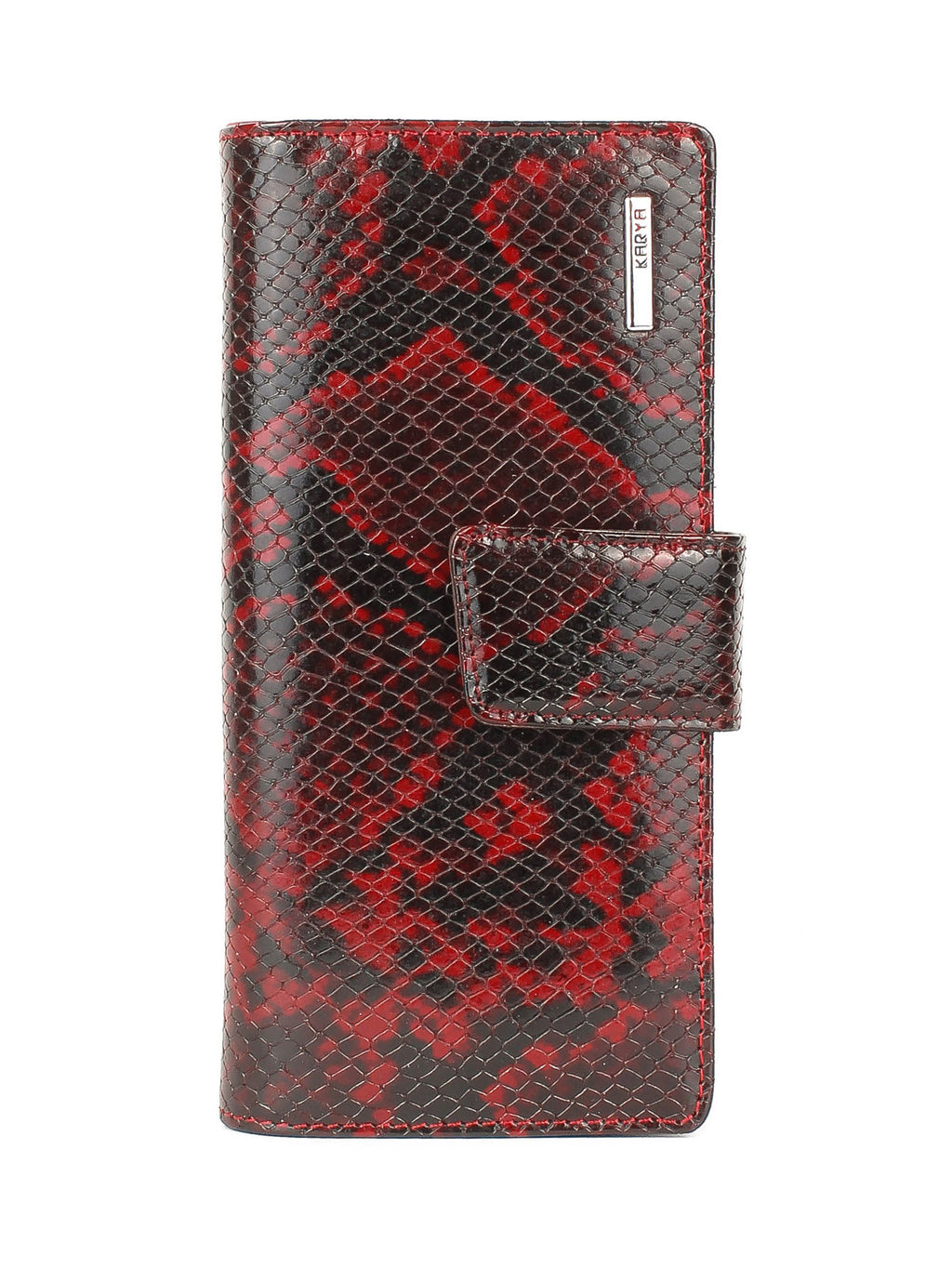 Cartera de piel italiana Burgoña 1184-529