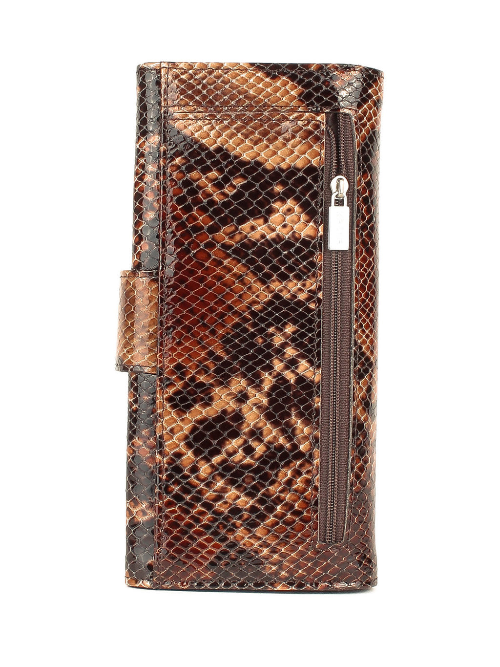 Cartera de piel italiana Marrón 1184-512