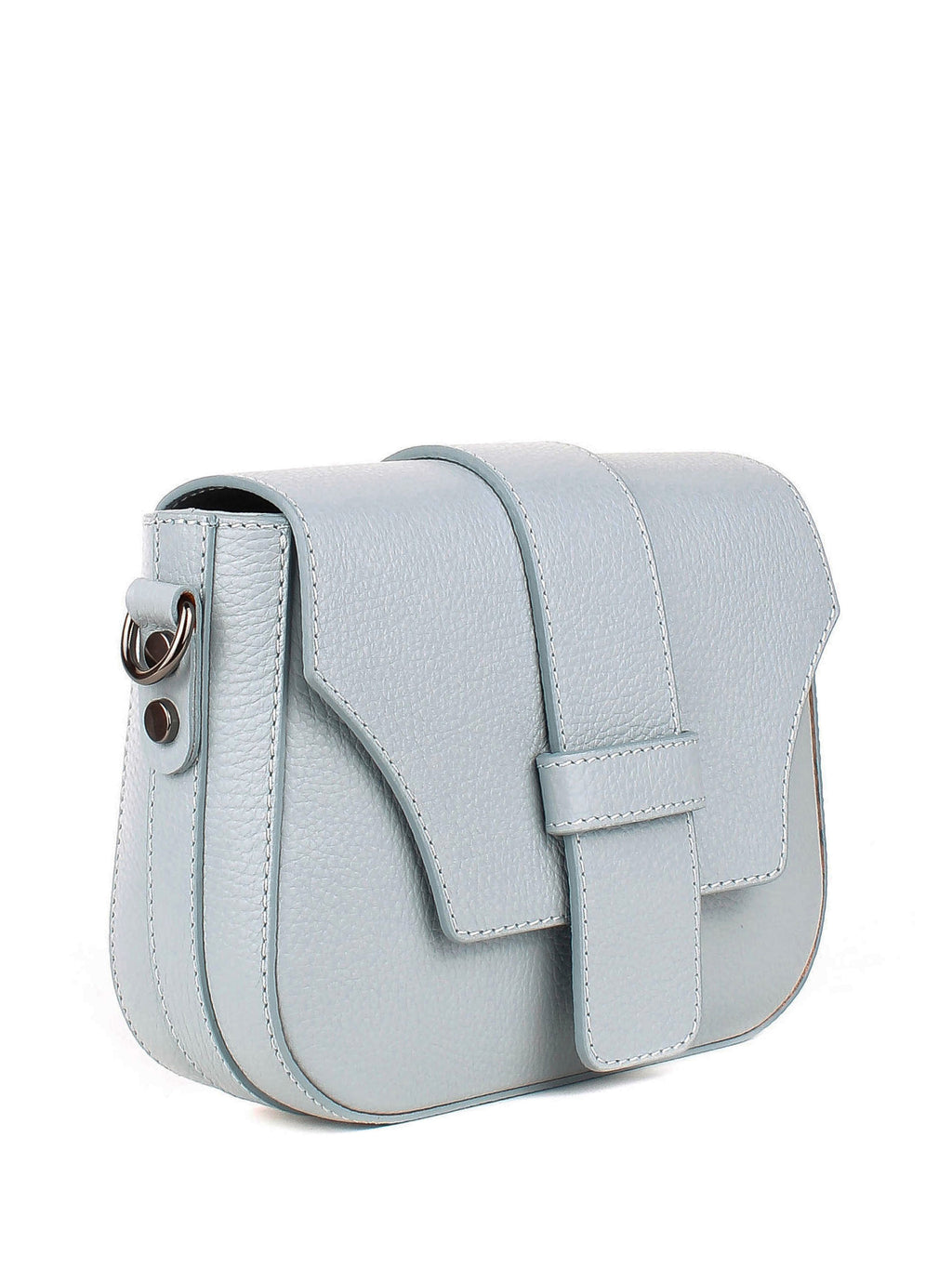 Bandolera de piel italiana Блакитний 3080-17-32