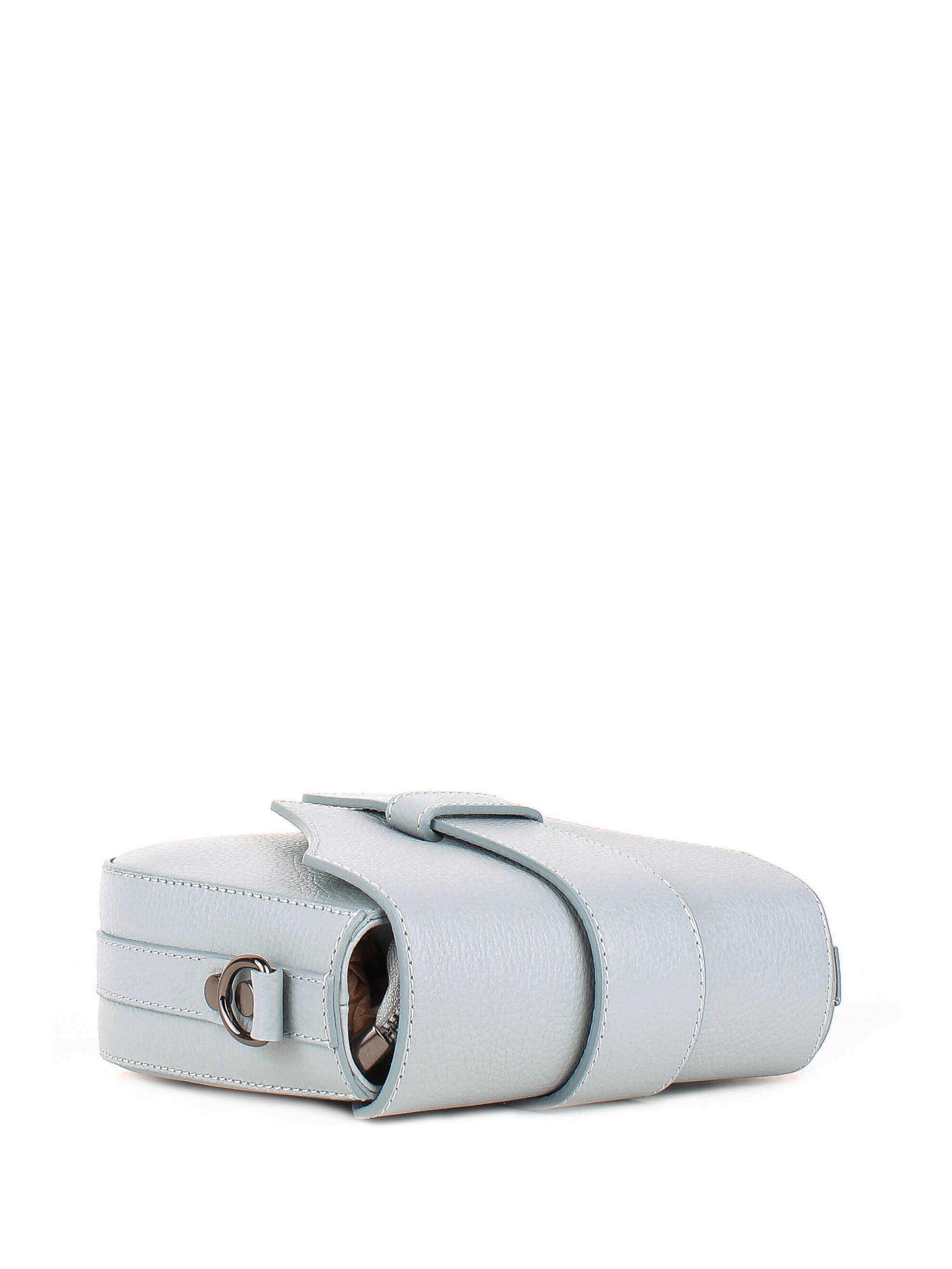 Bandolera de piel italiana Блакитний 3080-17-32