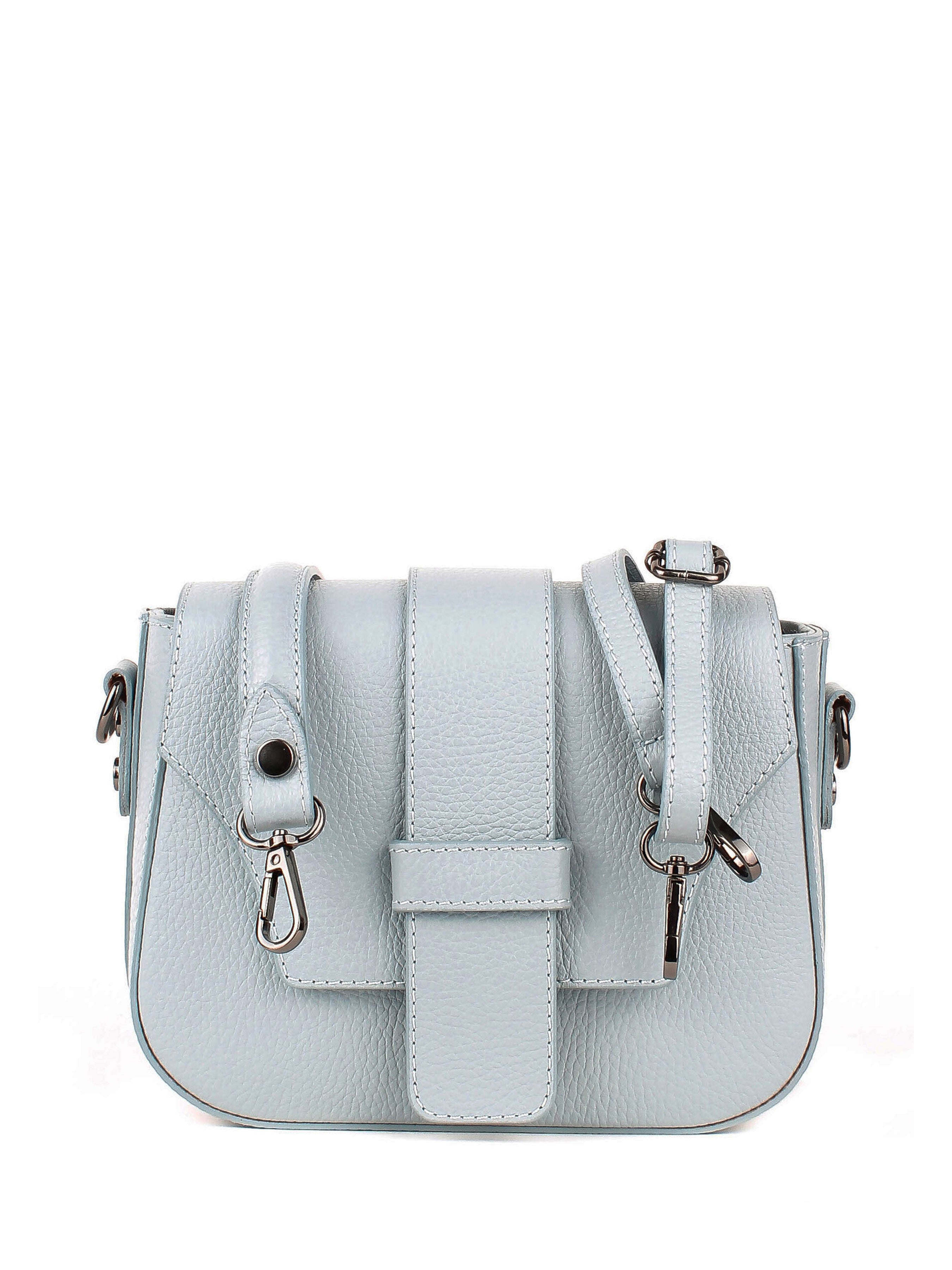 Bandolera de piel italiana Блакитний 3080-17-32