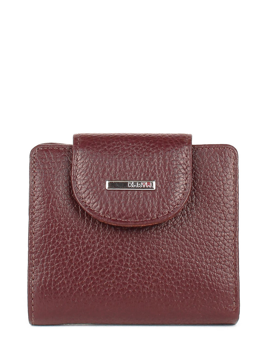 Cartera de piel italiana Burgoña 1052-243