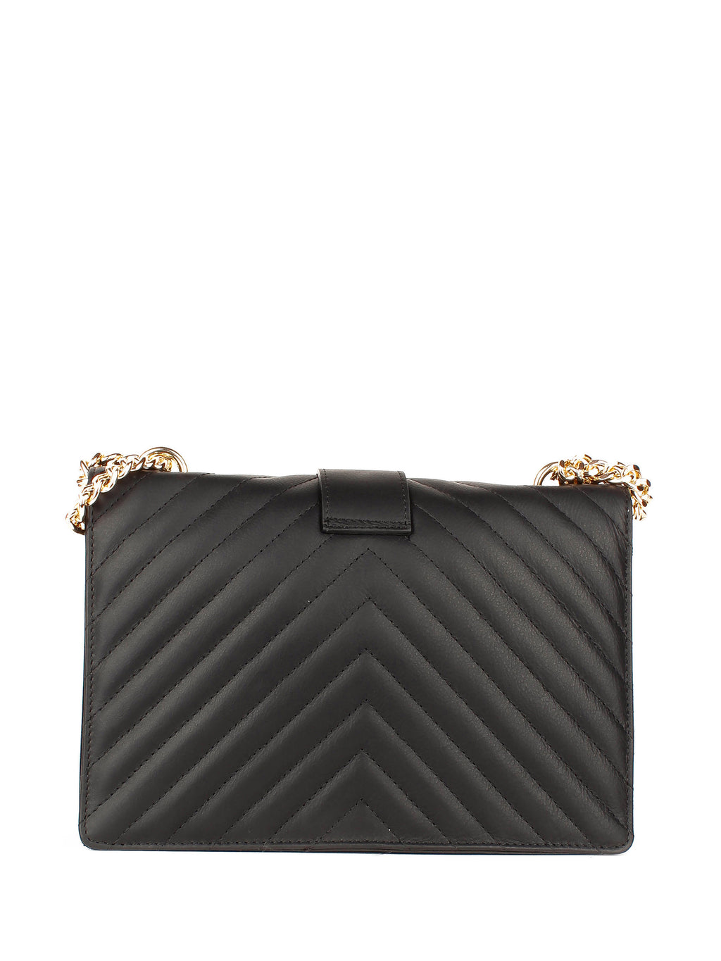 Bandolera de piel italiana Negro 1730-05-37