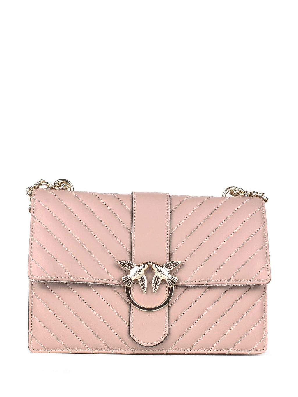 Bandolera de piel italiana Gris 1730-52-37