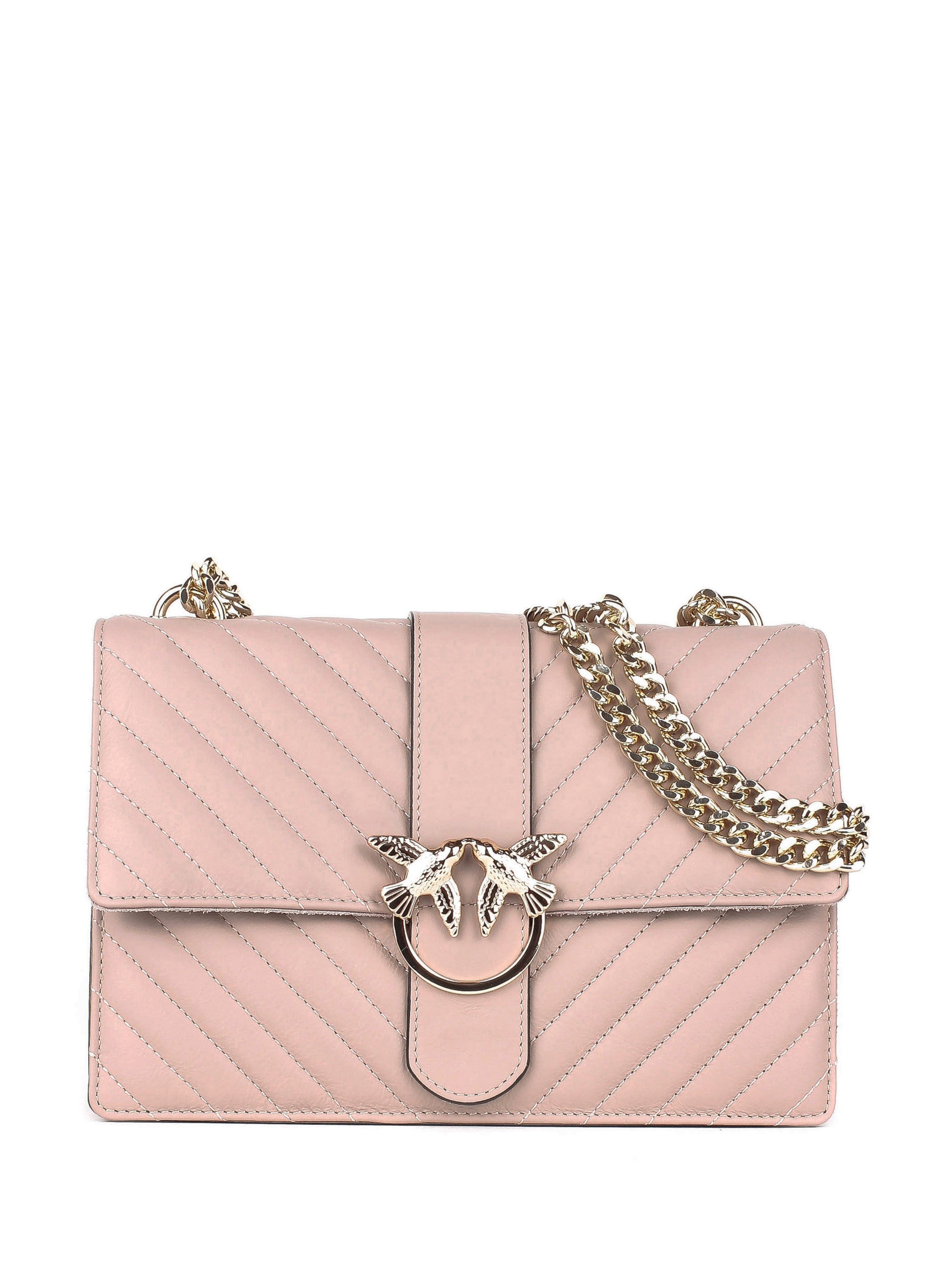 Bandolera de piel italiana Gris 1730-52-37