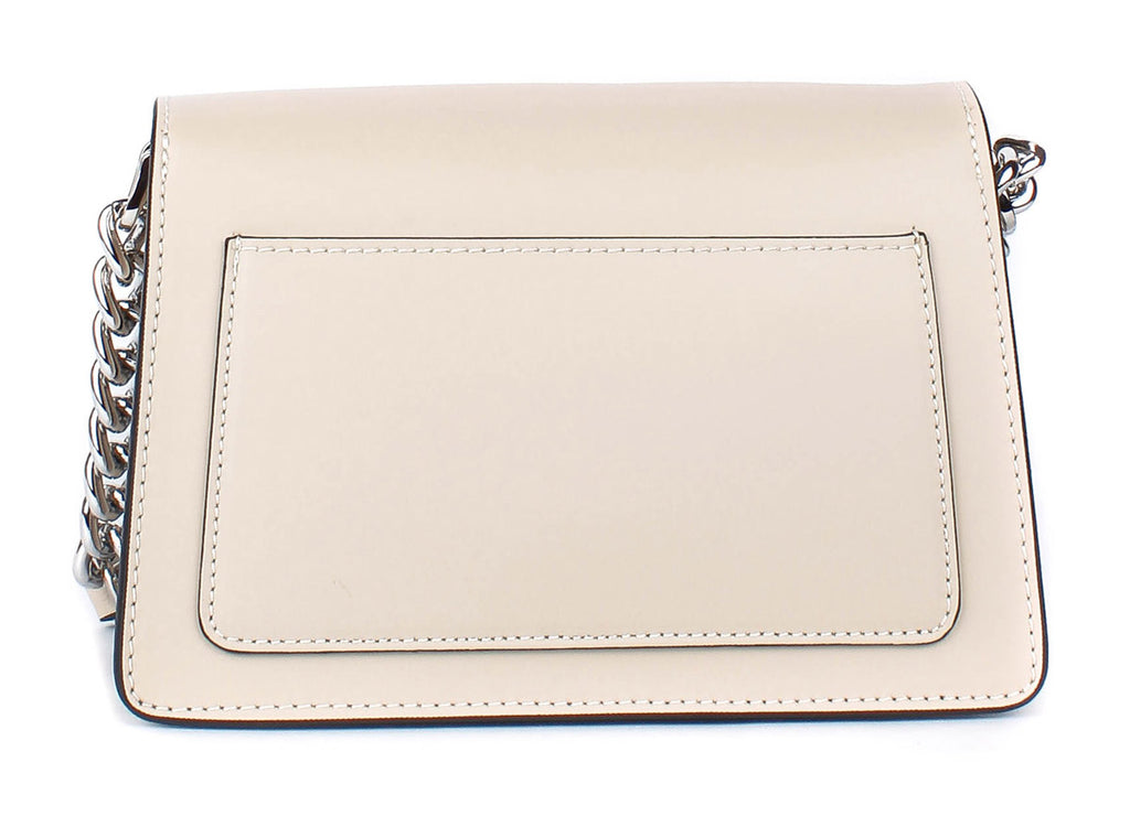 Bandolera de piel italiana Beige 1803-11-31