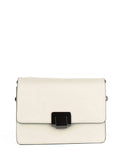 Bandolera de piel italiana Gris, Beige 6624-98-31